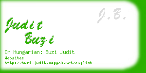 judit buzi business card